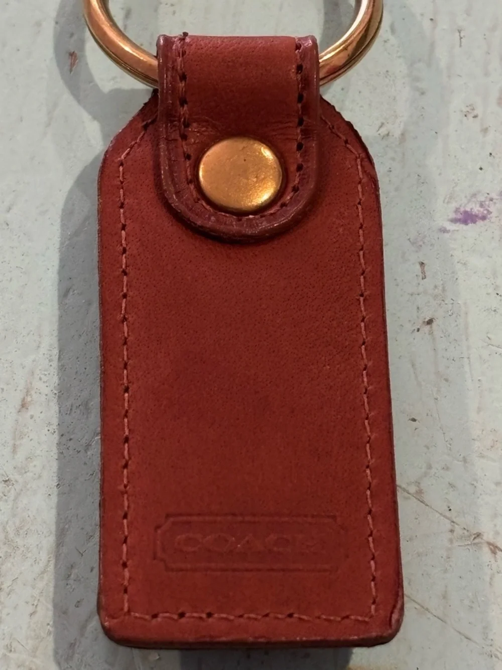 Coach Atlanta 1996 Olympic Centennial Limited Edition Leather Keychain with box - Picture 4 of 7